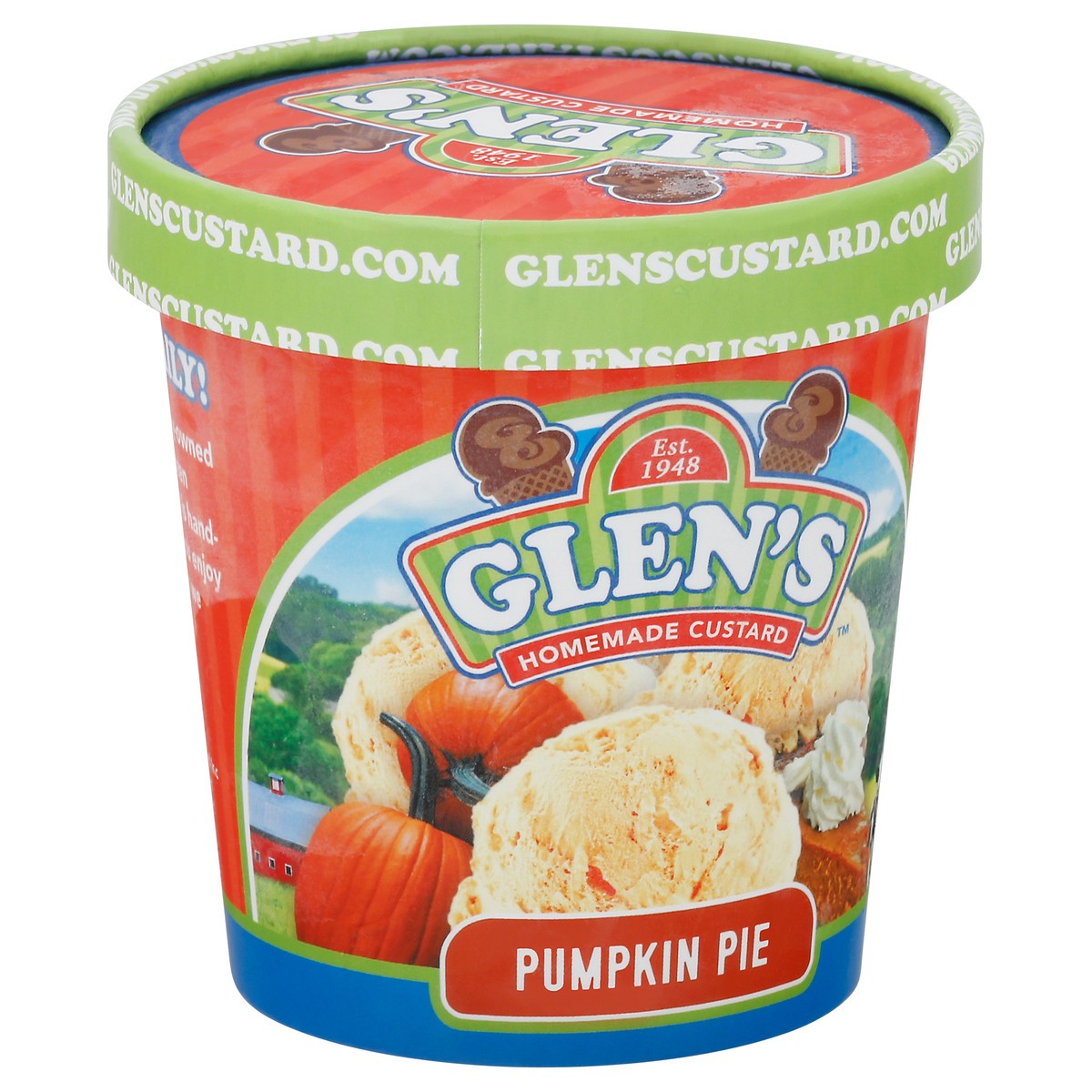 slide 6 of 13, Glen's Homemade Pumpkin Pie Custard 1 ea, 16 oz