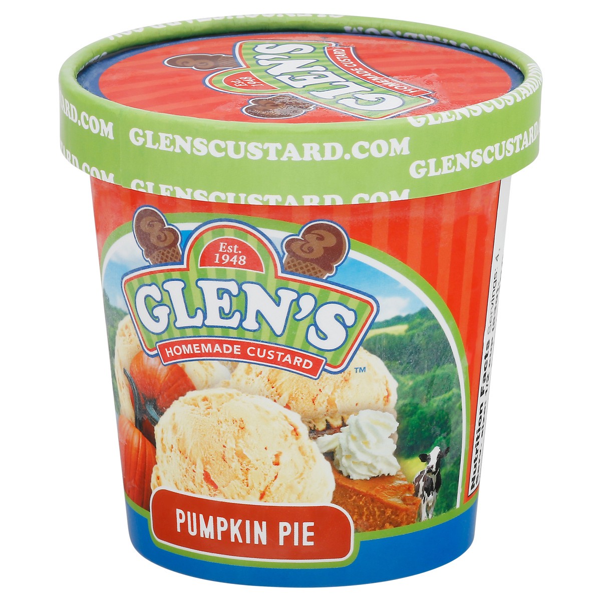 slide 8 of 13, Glen's Homemade Pumpkin Pie Custard 1 ea, 16 oz