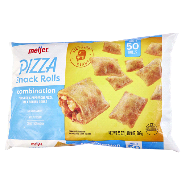 slide 8 of 21, Meijer Combination Pizza Snack Rolls, 50 ct