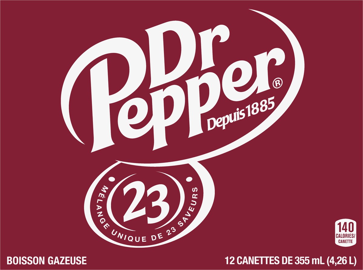 slide 7 of 9, Dr Pepper Soda- 12 ct, 12 ct; 12 fl oz