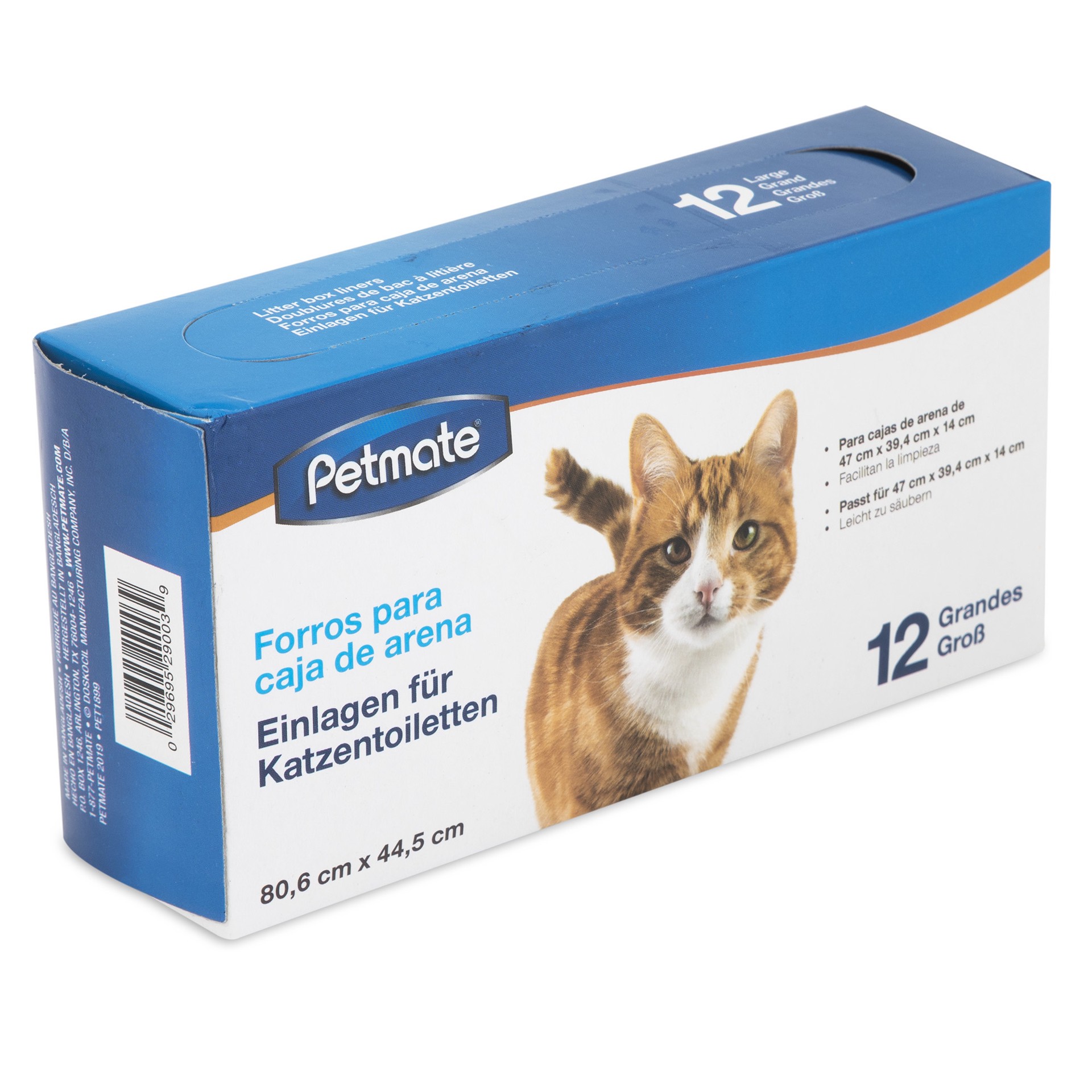 slide 7 of 7, Petmate Litter Box Liners, 12 ct; LG