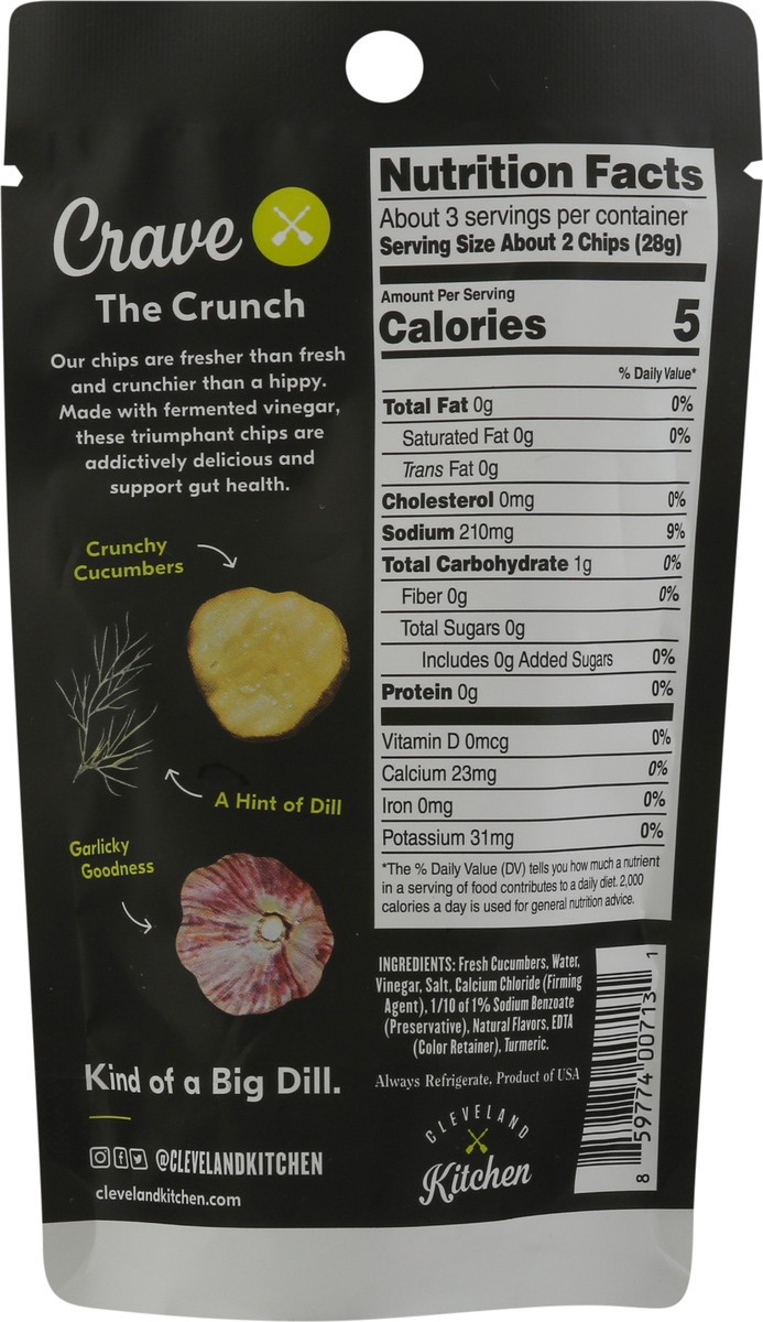 slide 5 of 9, Cleveland Kitchen Classic Dill Pickle Bites 3.5 oz, 3.50 fl oz