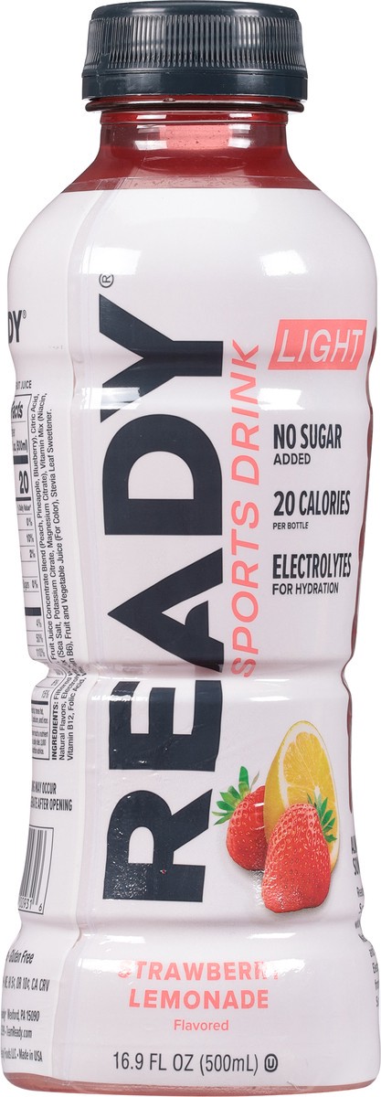 slide 6 of 9, Ready Nutrition Ready Light Strwbry Lmnade - 16.9 oz, 16.9 oz