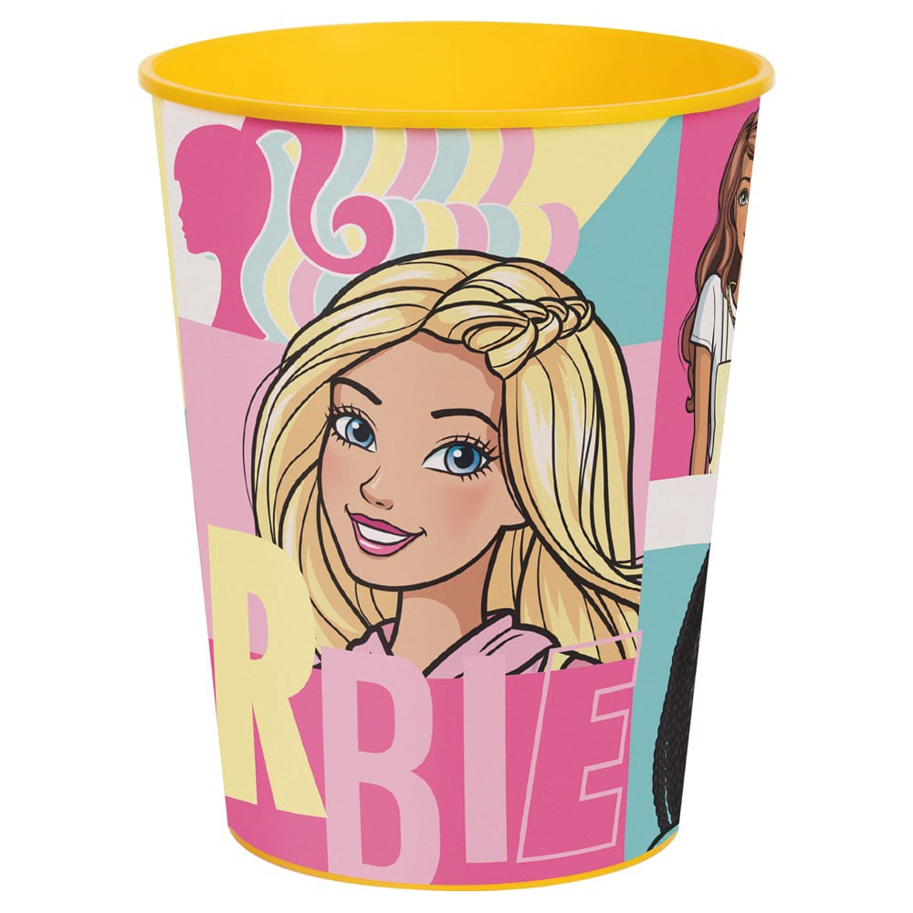 slide 1 of 1, Unique Barbie Plastic Cup, 1 ct