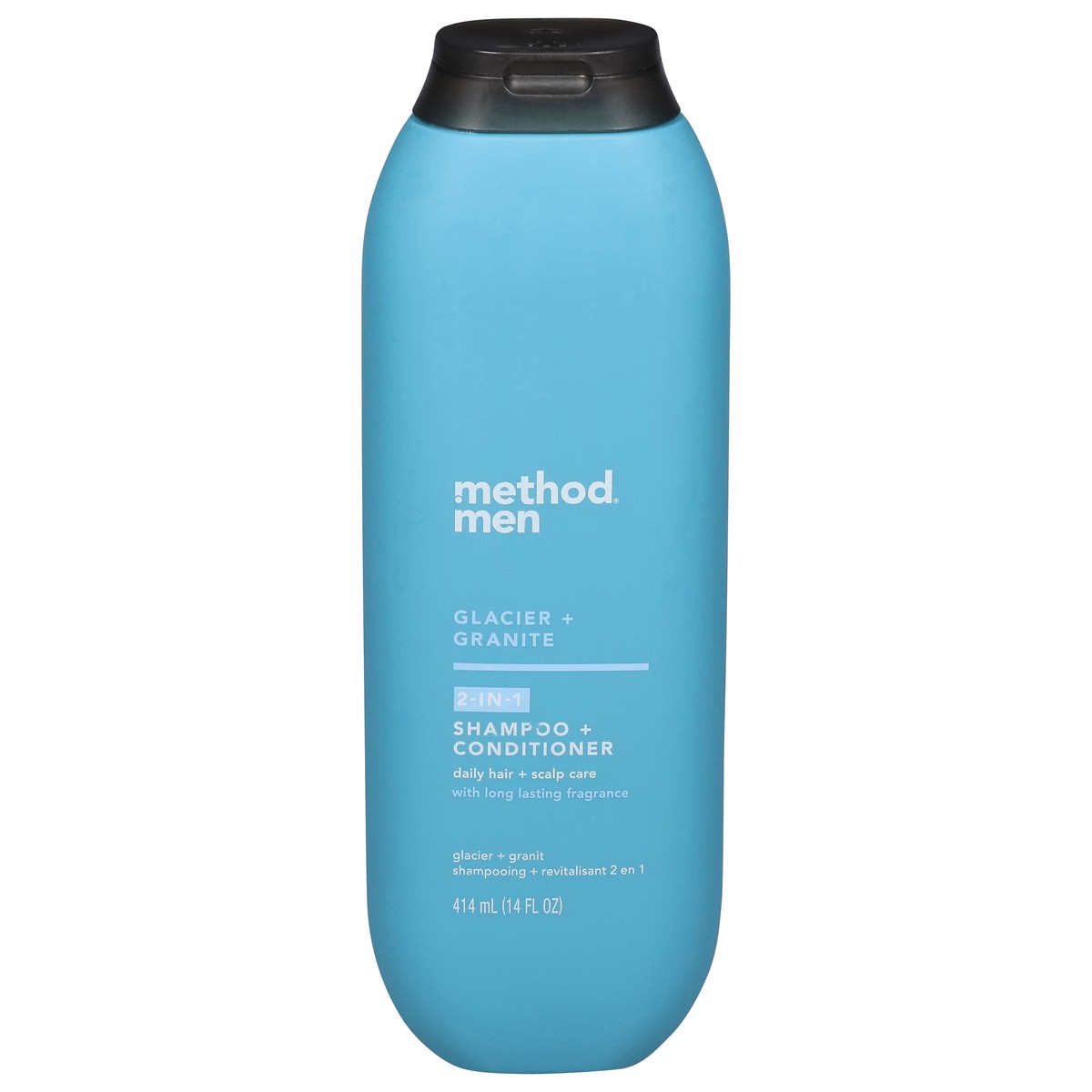 slide 10 of 12, method Men 2-in-1 Glacier + Granite Shampoo + Conditioner 14 fl oz, 14 fl oz