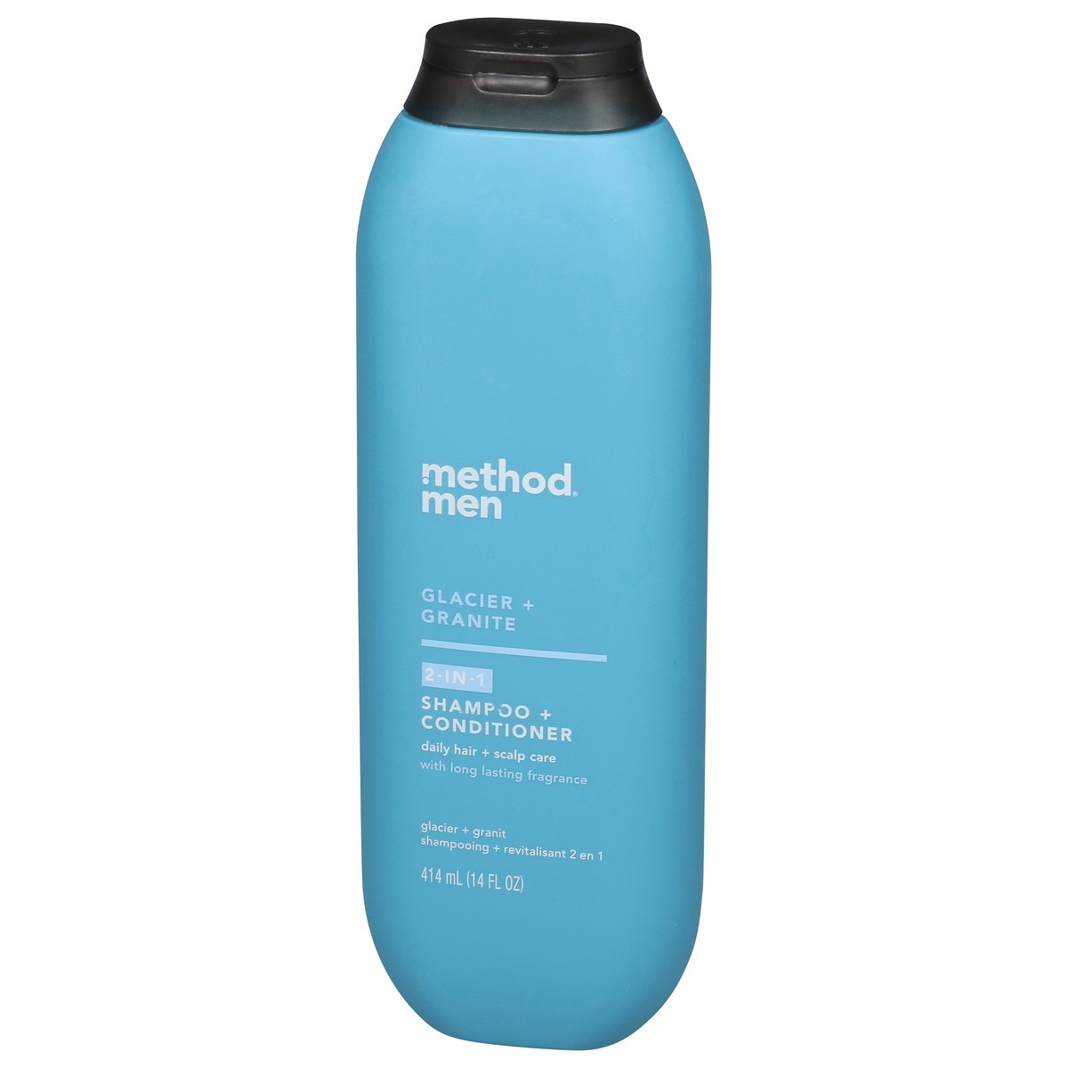 slide 9 of 12, method Men 2-in-1 Glacier + Granite Shampoo + Conditioner 14 fl oz, 14 fl oz