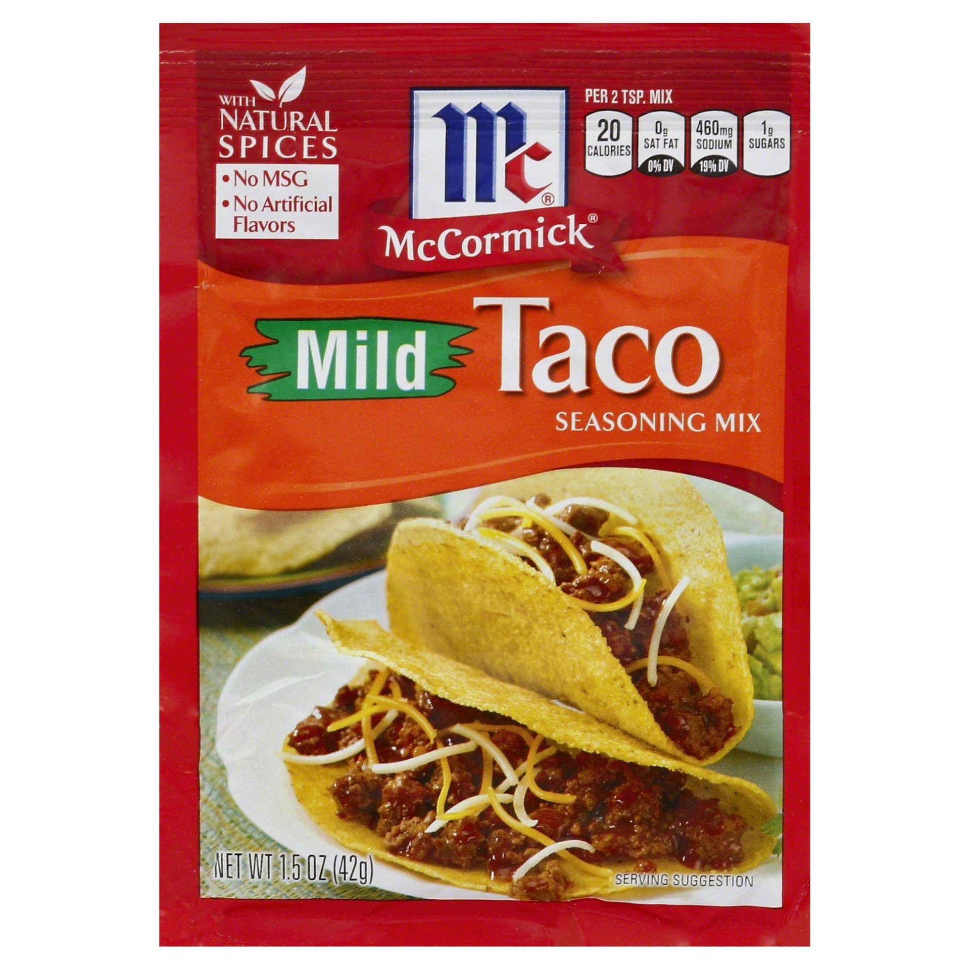 slide 1 of 6, McCormick Mild Taco Seasoning Mix - 1 Oz, 1 oz