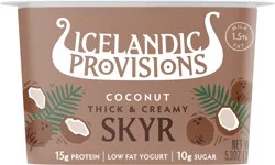 Icelandic Provisions Coconut Thick & Creamy Low Fat Skyr 5.3 oz