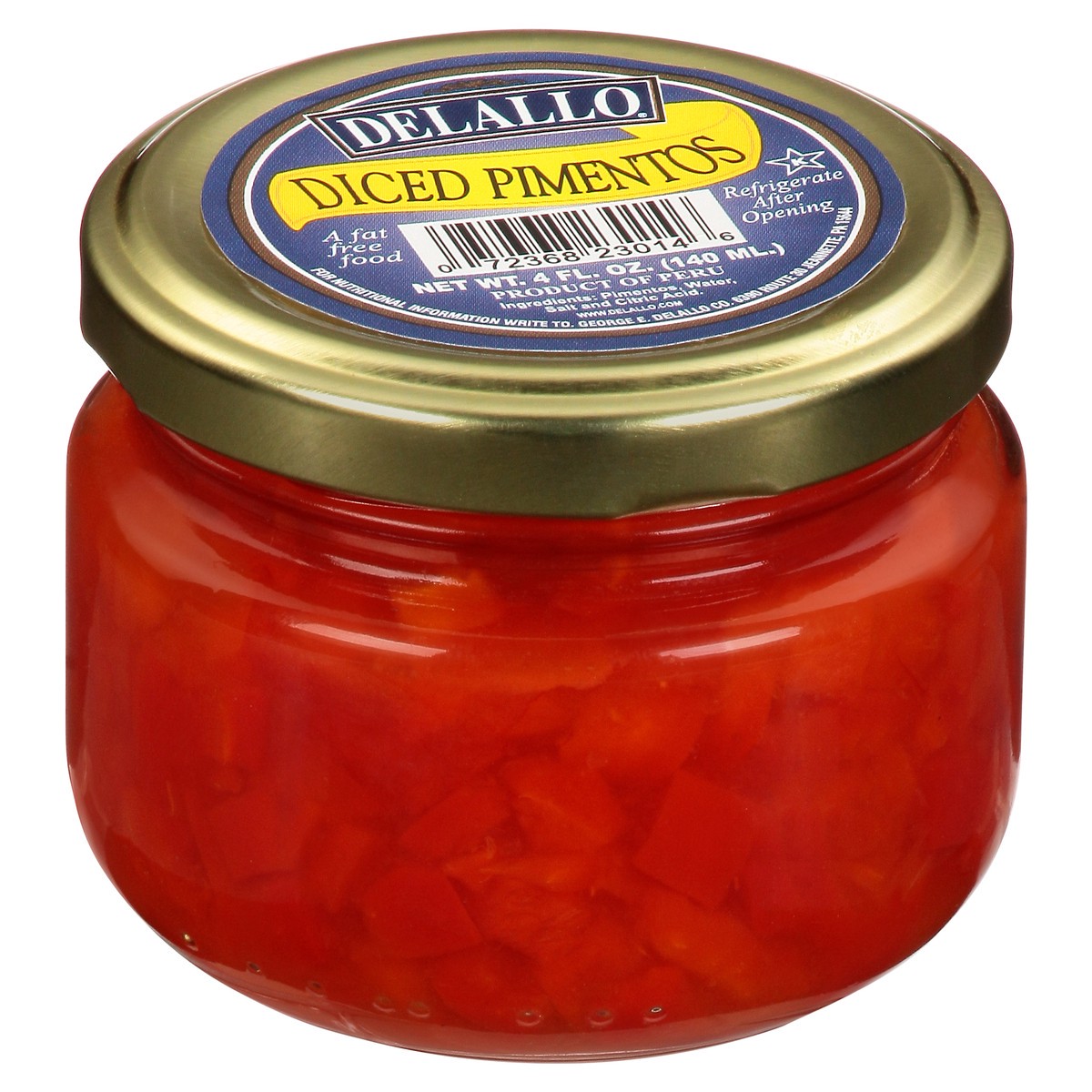 slide 4 of 12, DeLallo Dice Pimentos 4 fl oz, 4 fl oz