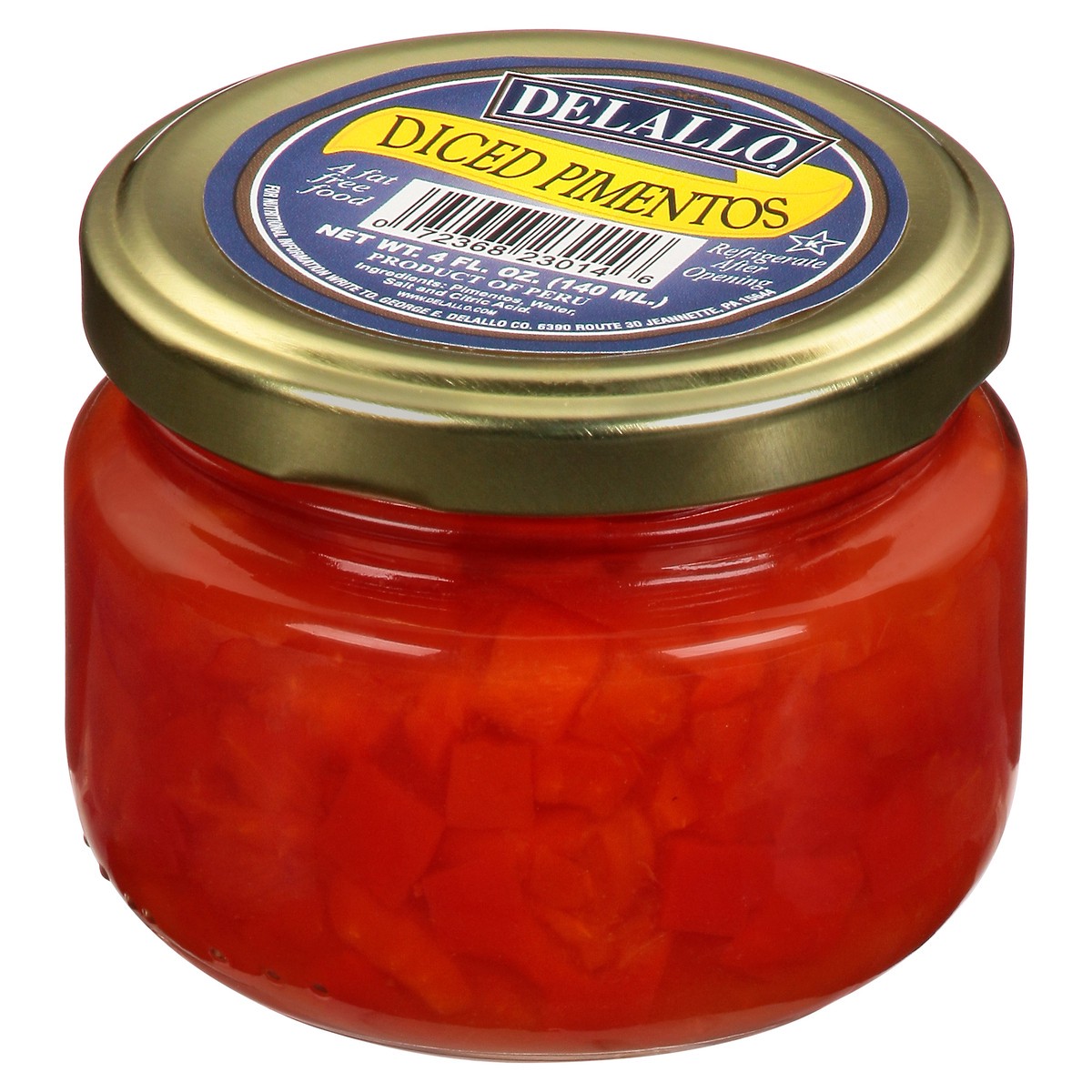 slide 2 of 12, DeLallo Dice Pimentos 4 fl oz, 4 fl oz