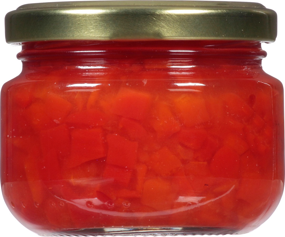 slide 8 of 12, DeLallo Dice Pimentos 4 fl oz, 4 fl oz