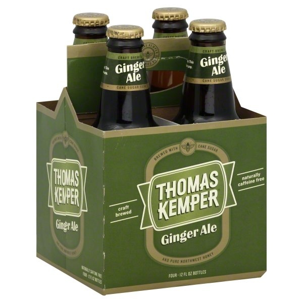 slide 1 of 1, Thomas Kemper Ginger Ale Bottles - 4 ct, 4 ct