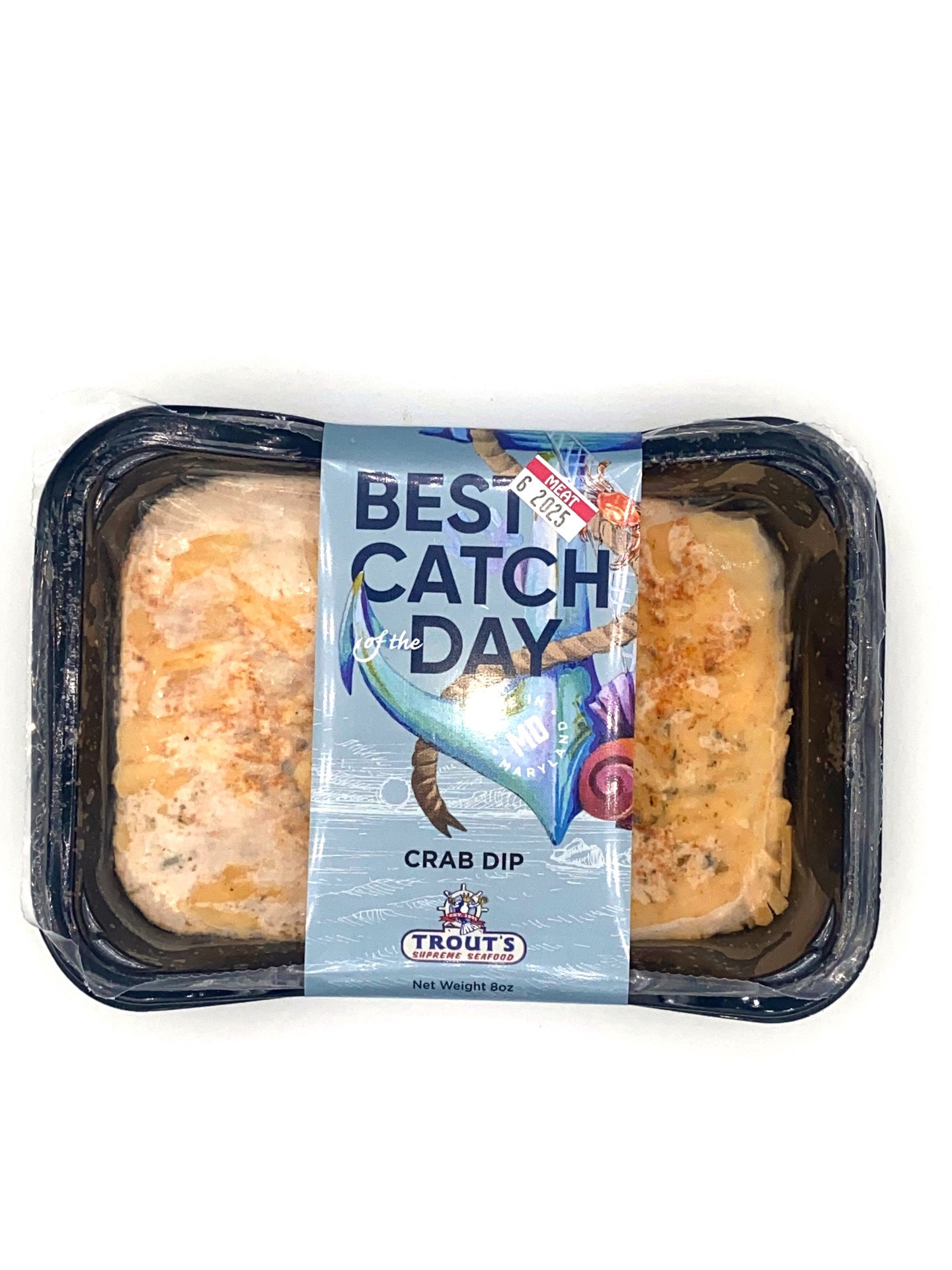 slide 1 of 1, Oven Ready Crab Dip, 8 oz