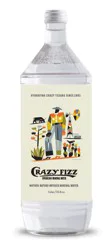 Crazy Water Crazy Fizz Sparkling Mineral Water Collectible Bottle
