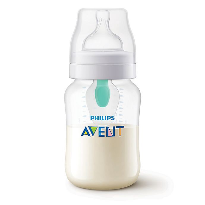 slide 3 of 4, Avent Anti-Colic Bottle With AirFree Vent, 9 oz