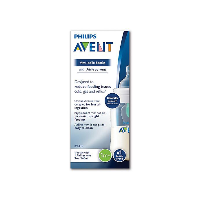 slide 4 of 4, Avent Anti-Colic Bottle With AirFree Vent, 9 oz