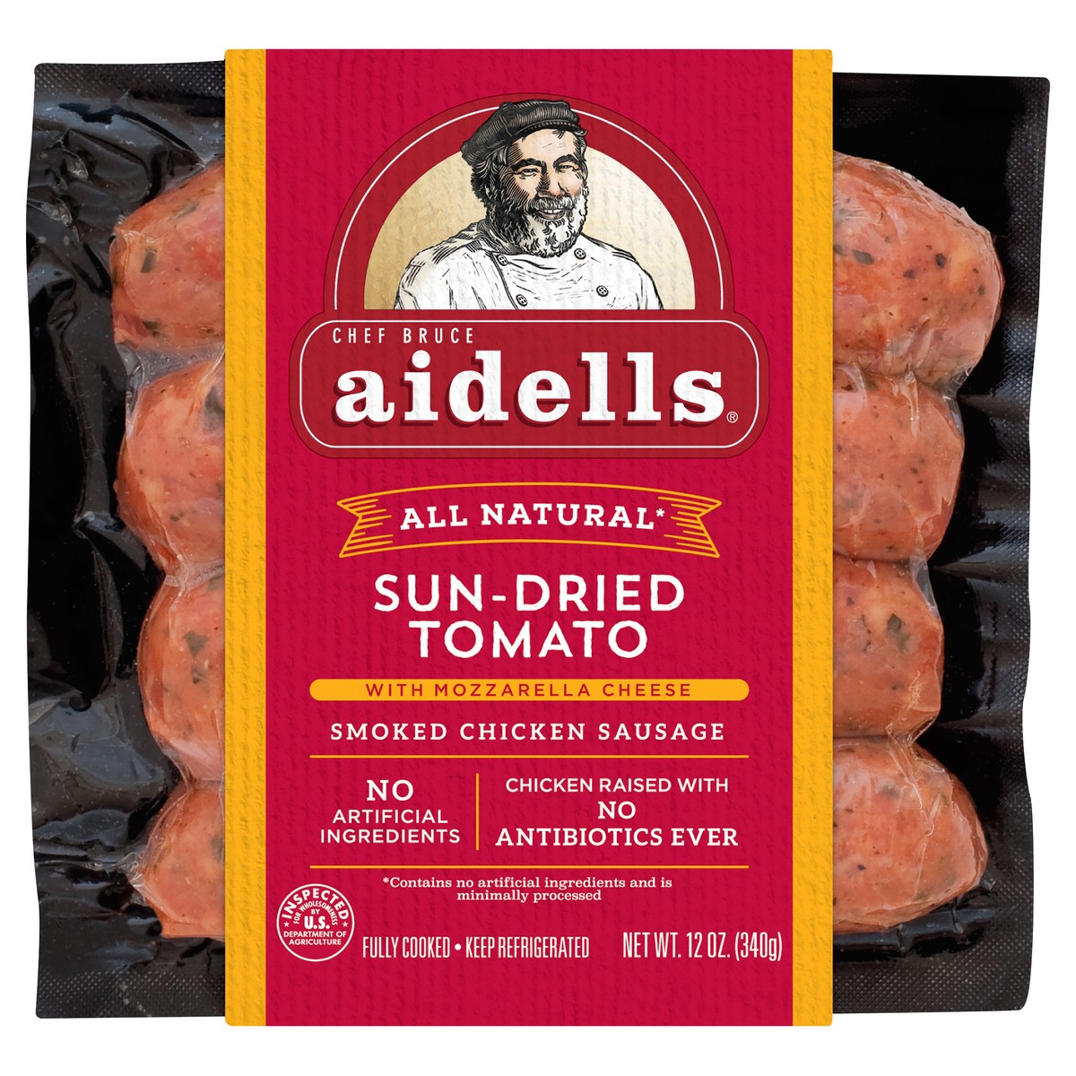 slide 1 of 5, Aidells Chicken Sausages, 12 oz