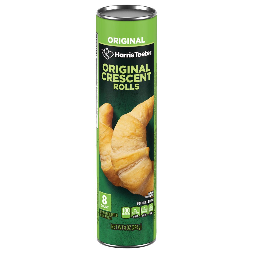 slide 1 of 3, Harris Teeter Crescent Dinner Rolls, 8 oz