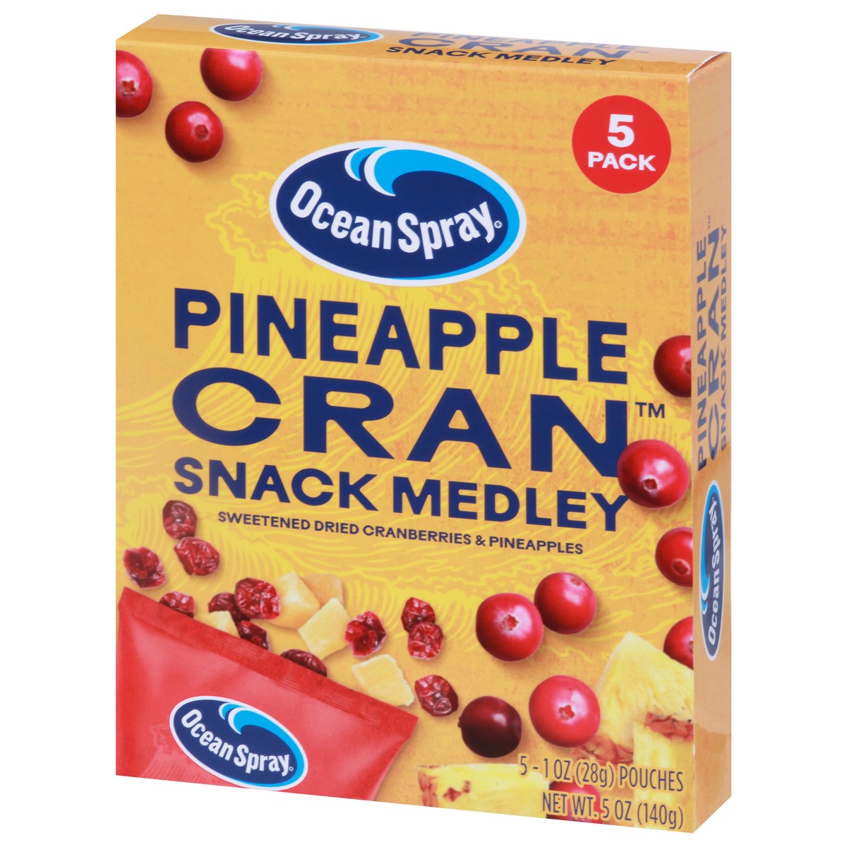slide 9 of 9, Ocean Spray Snack Medley Pineapple Cran™ 1oz, 5 Count, 5 ct