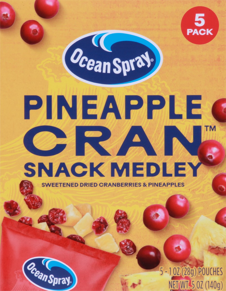 slide 6 of 9, Ocean Spray Snack Medley Pineapple Cran™ 1oz, 5 Count, 5 ct
