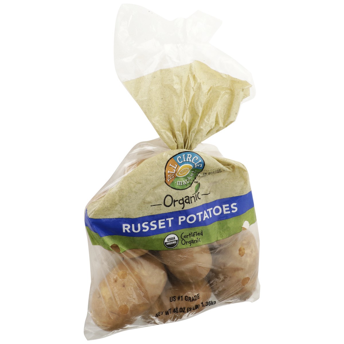 slide 2 of 9, Full Circle Market Russet Potatoes, 48 oz