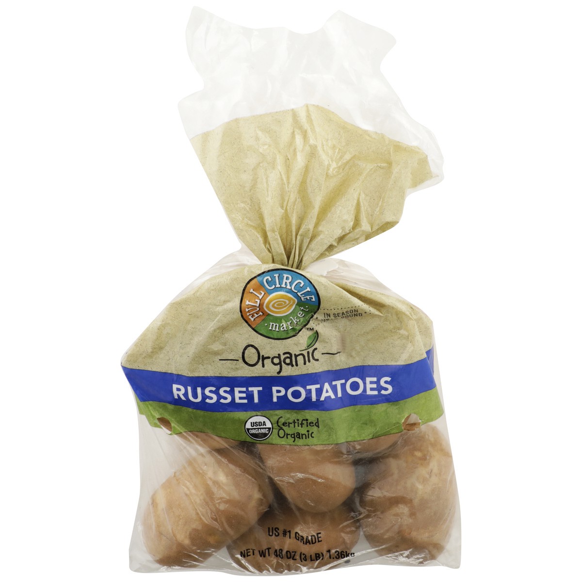 slide 1 of 9, Full Circle Market Russet Potatoes, 48 oz