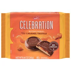 Leclerc Celebration Caramel Truffle Butter Cookies 8.46 oz