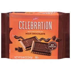 Leclerc Celebration Milk Chocolate Butter Cookies 8.46 oz