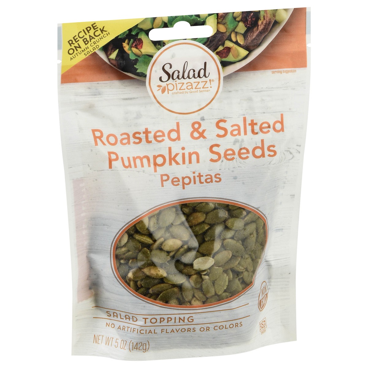 slide 2 of 4, Good Sense Rsted Salted Pepitas, 5 oz