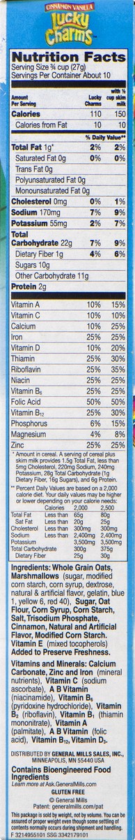 slide 5 of 13, General Mills Cinnamon Vanilla Cereal 10.2 oz, 10.2 oz