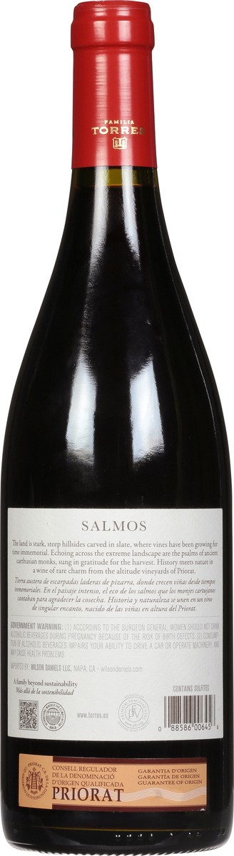 slide 6 of 11, Familia Torres Priorat Salmos 750 ml, 750 ml