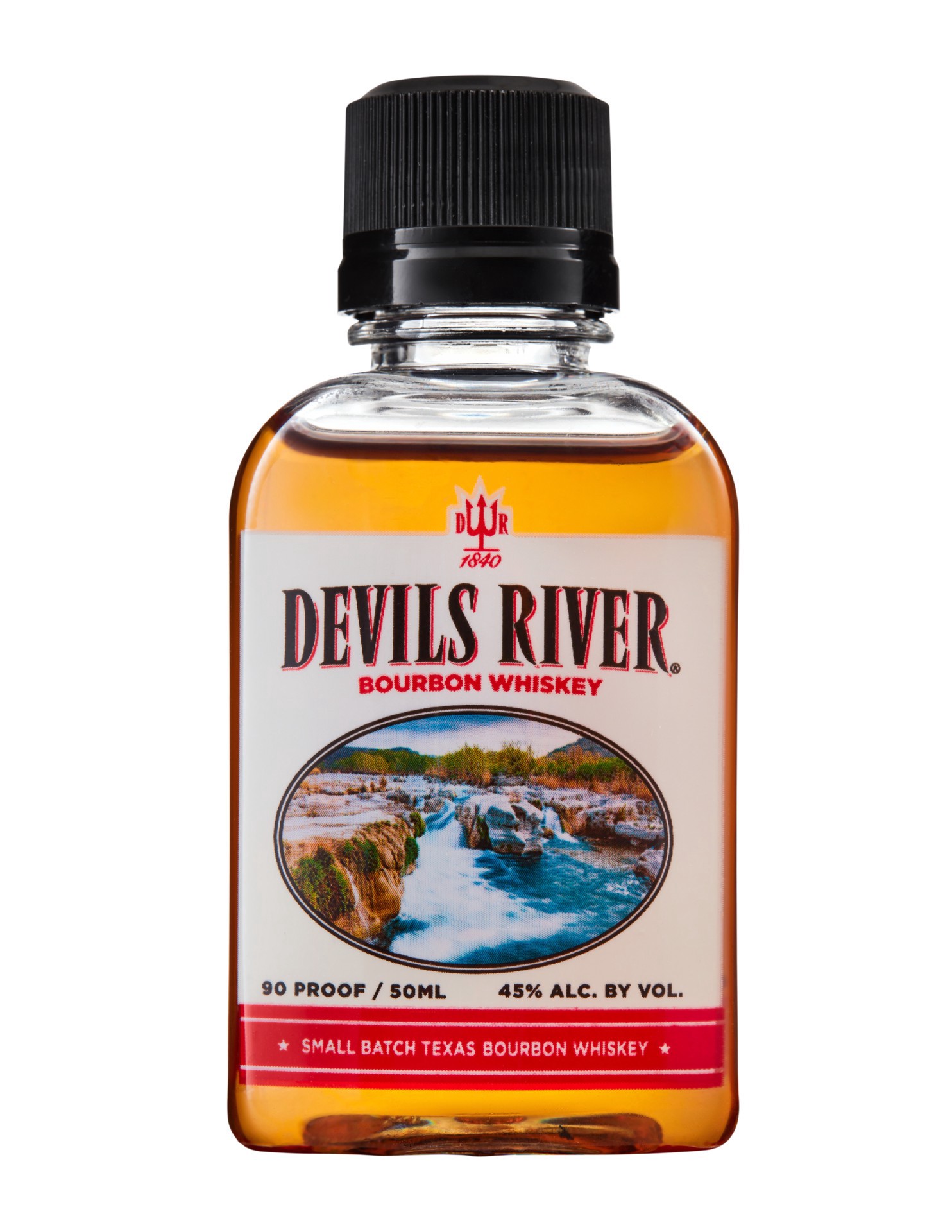 slide 1 of 1, Devils River Coffee Bourbon Whiskey 50 Ml, 50 ml