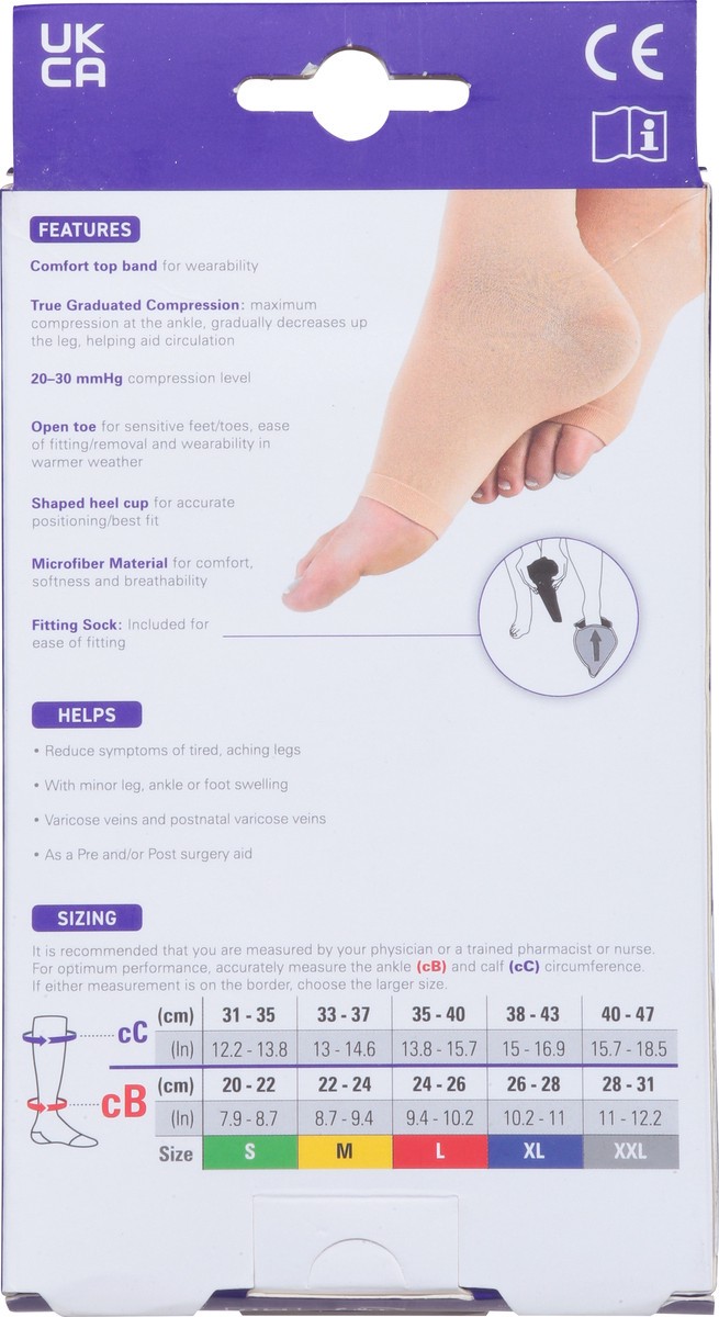 slide 3 of 13, Neo G Therapeutic Firm 20-30 mmHg Size M Knee Highs 1 ea, 1 ct