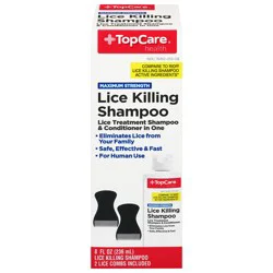 TopCare Health Maximum Strength Lice Killing Shampoo Kit 1 ea