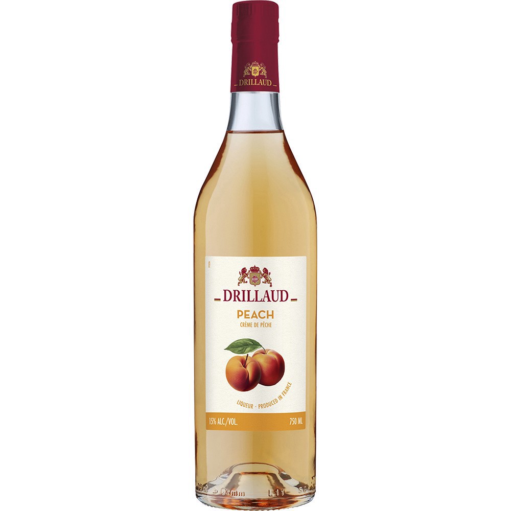 slide 1 of 1, Drillaud Creme De Peach, 750 ml