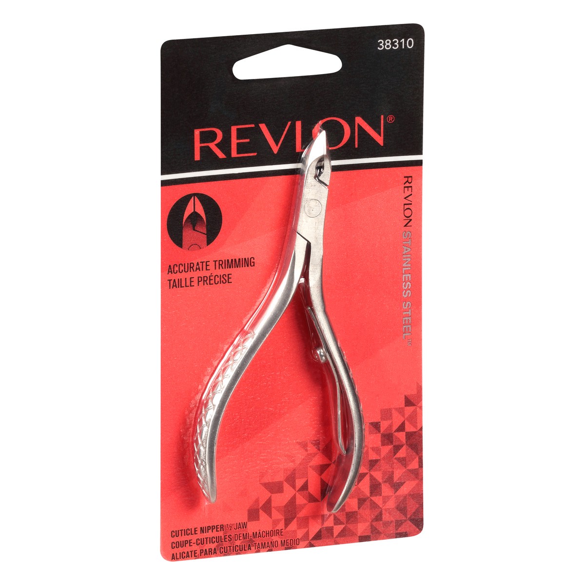 slide 2 of 9, Revlon Accurate Trimming 1/2 Jaw Cuticle Nipper 1 ea, 1 ct