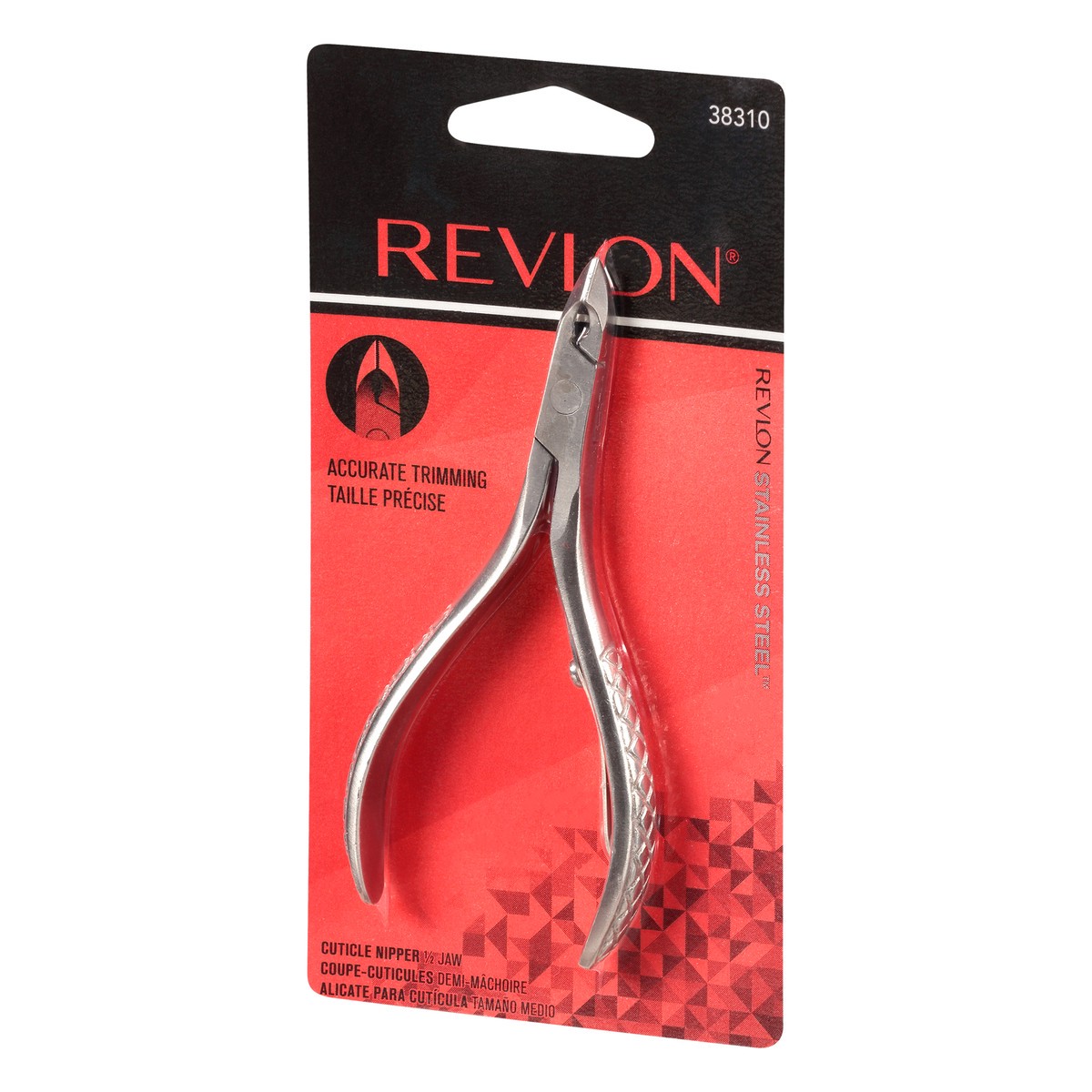slide 3 of 9, Revlon Accurate Trimming 1/2 Jaw Cuticle Nipper 1 ea, 1 ct