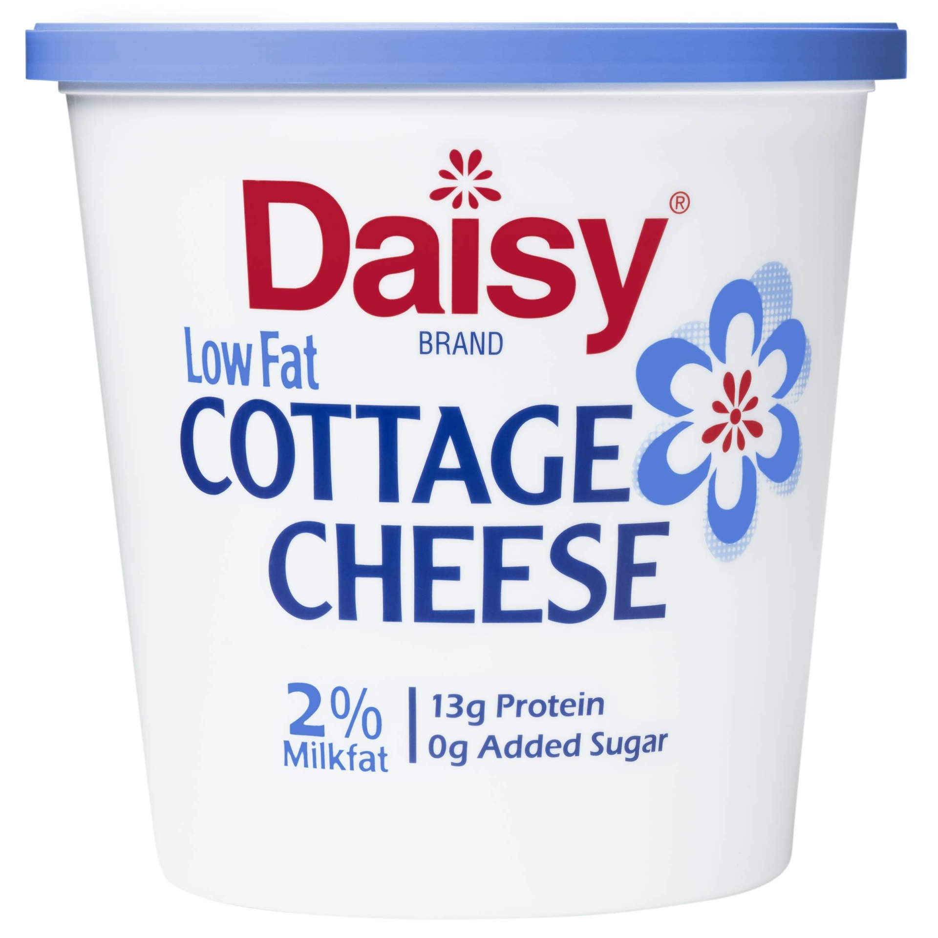 slide 1 of 8, Daisy Low Fat 2% Small Curd Cottage Cheese, 24 oz