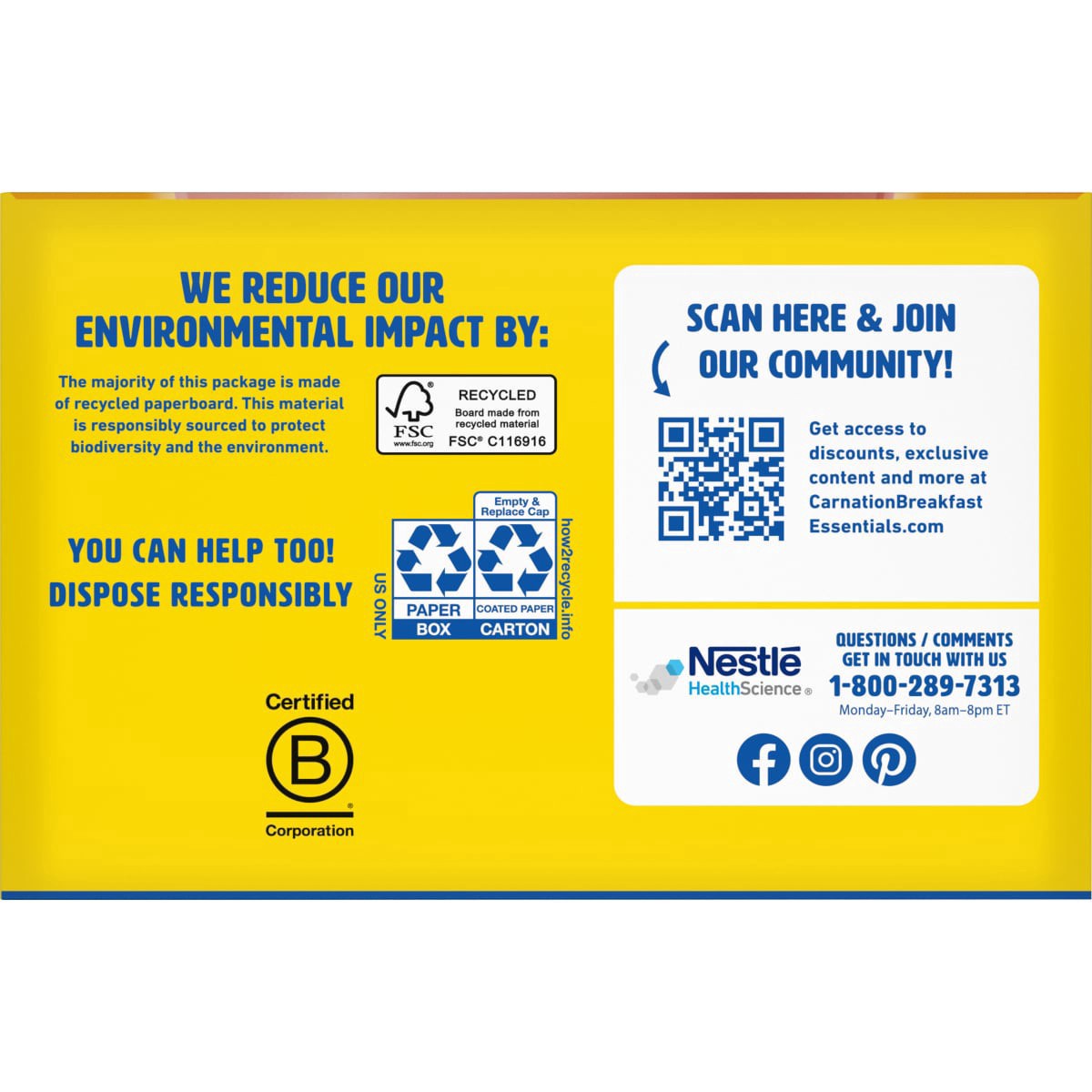 slide 8 of 21, Carnation Fruit Protein Smoothie Strawberry Banana, 6 ct; 8 oz