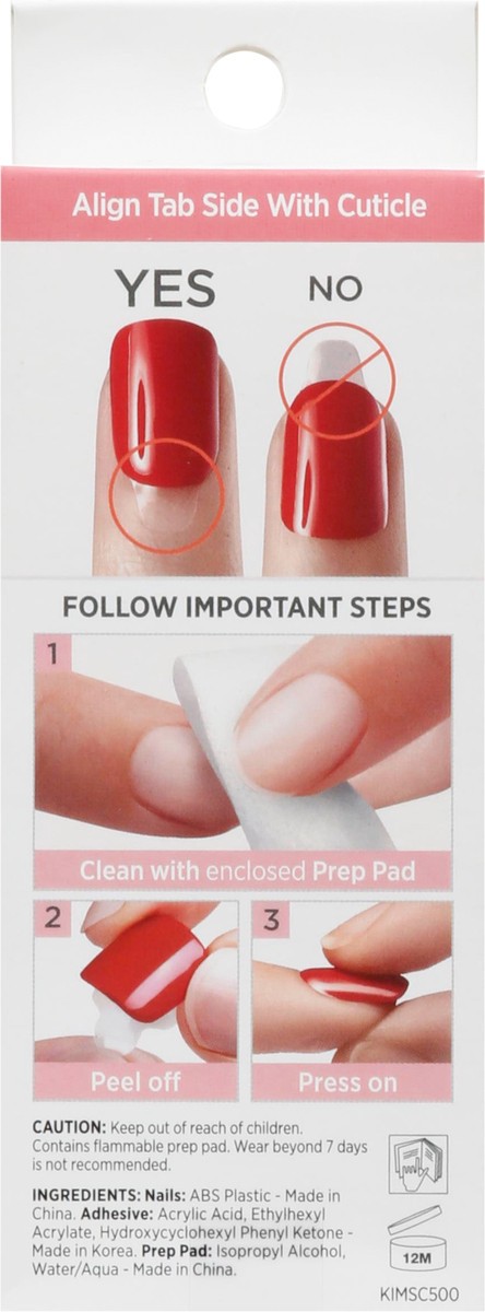 slide 2 of 9, imPRESS Press-On Manicure Rain Check Short Length Nails 30 ea, 30 ct