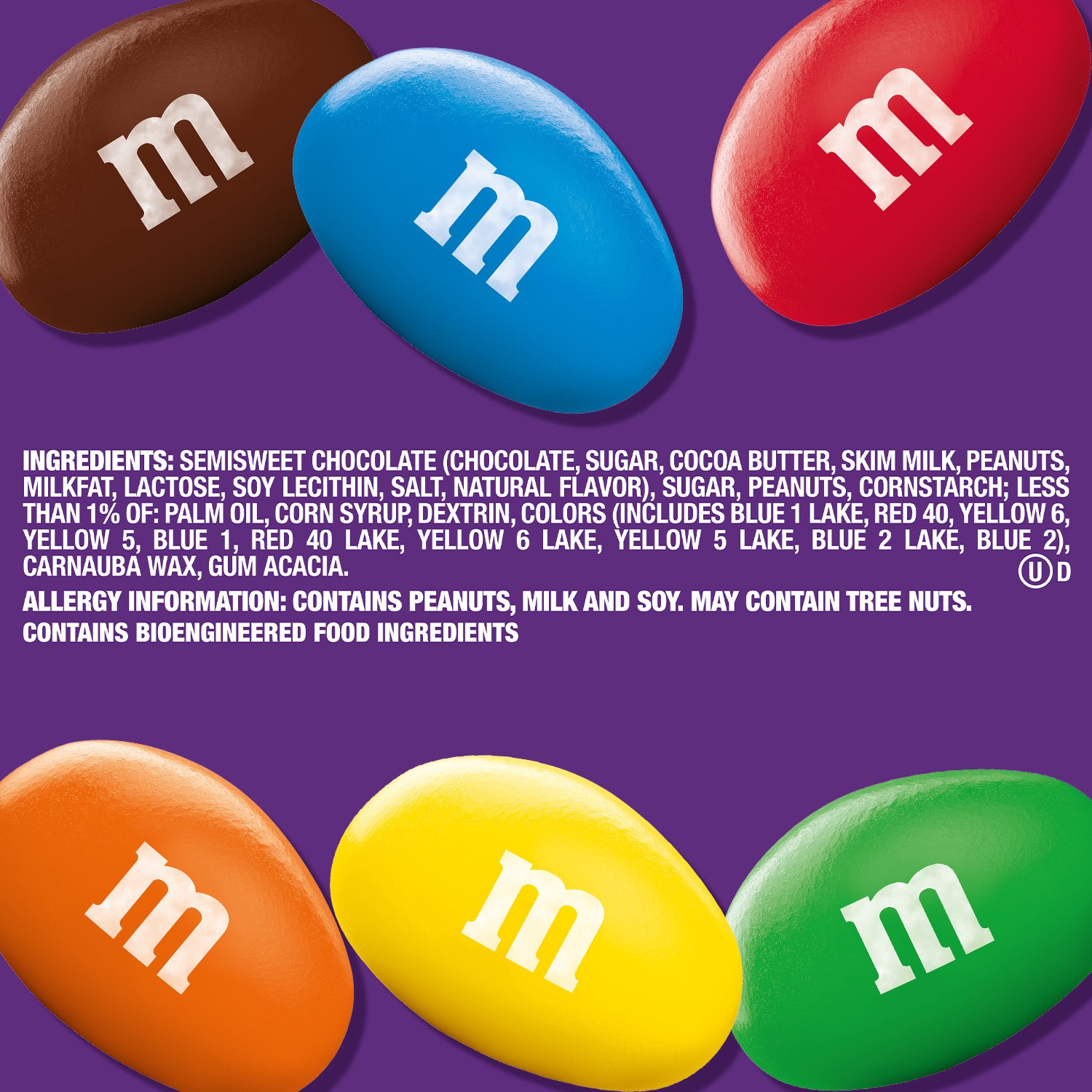 slide 7 of 8, M&M's Peanut Dark Chocolate Candy, Family Size, 18oz Bag, 18 oz