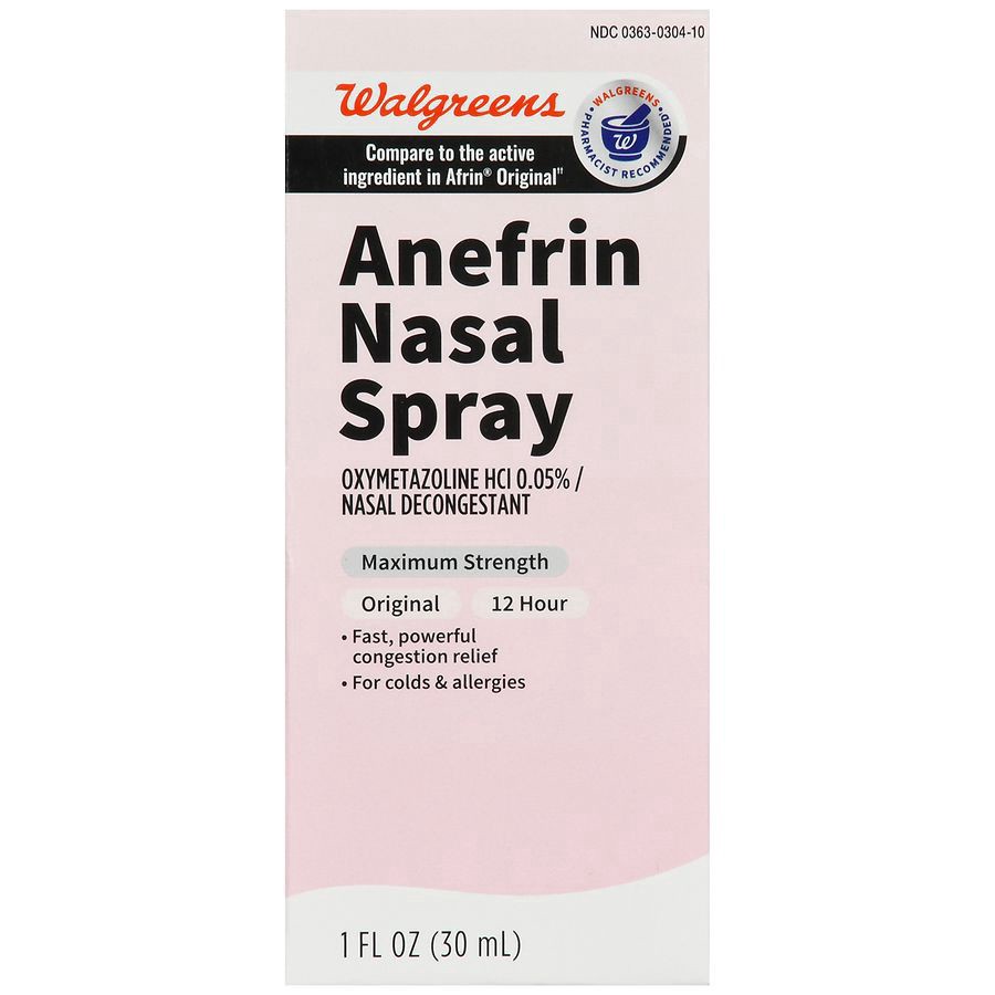 slide 2 of 5, Walgreens Anefrin Nasal Spray, 1 fl oz