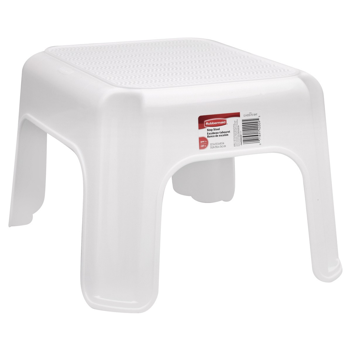 slide 4 of 5, Rubbermaid White Step Stool, 1 ct