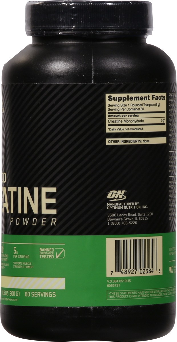 slide 2 of 14, Optimum Nutrition Micronized Unflavored Creatine Powder 10.6 oz, 10.6 oz