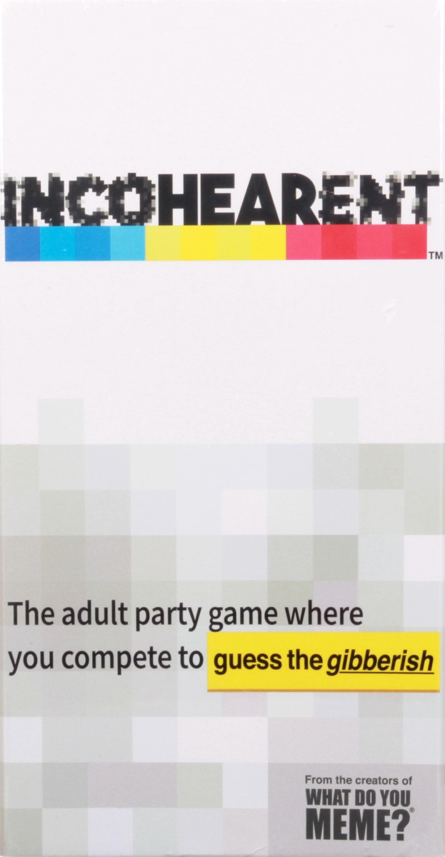 slide 5 of 11, Incohearent Ages 17+ Guess the Gibberish Adult Party Game 1 ea, 1 ct