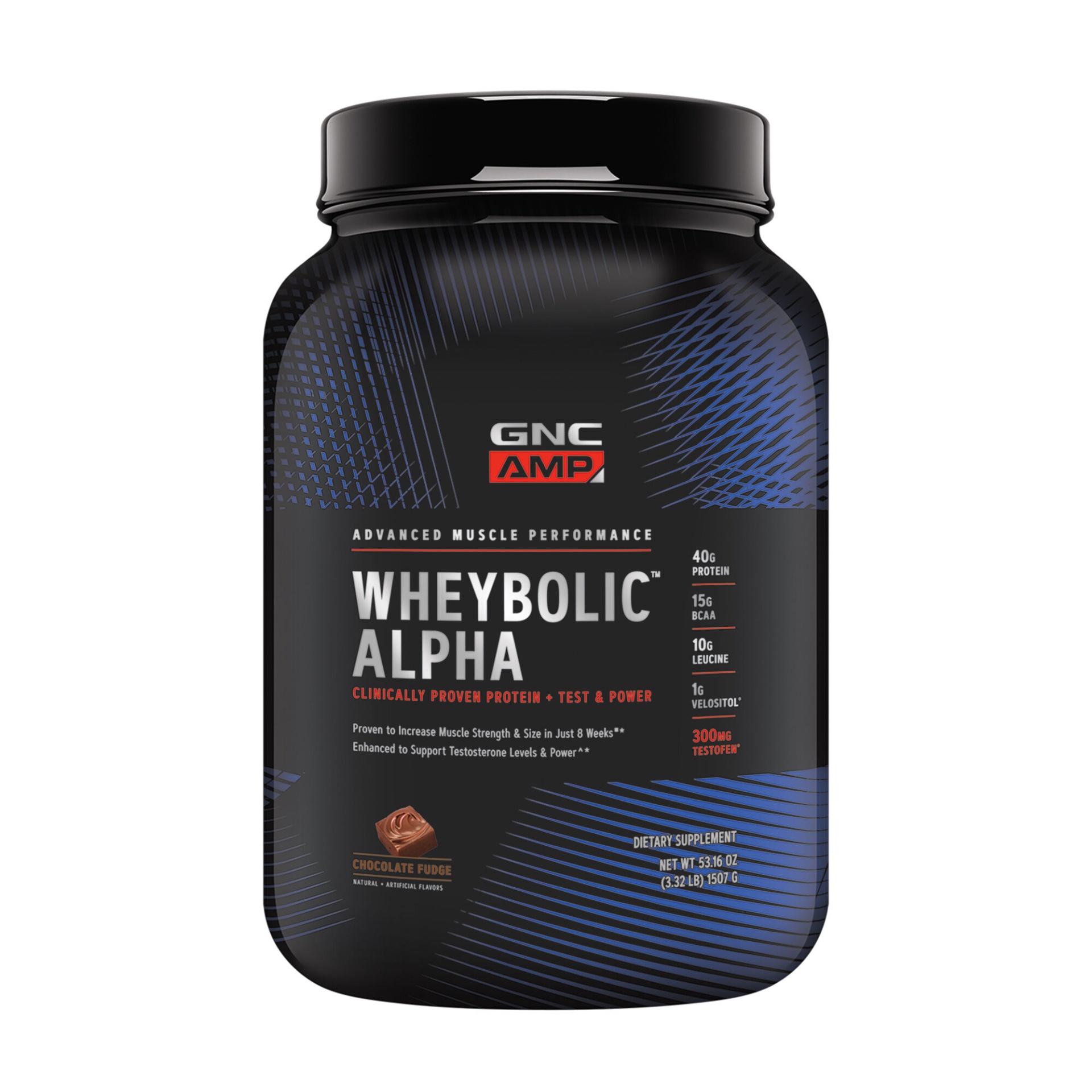 slide 1 of 1, GNC AMP Wheybolic Alpha - Chocolate Fudge, 1 ct