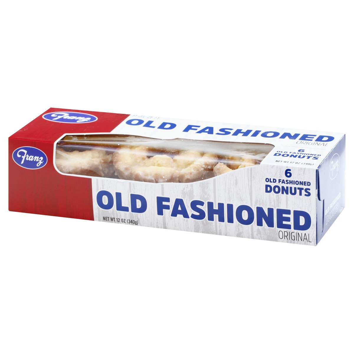 slide 9 of 13, Franz Old Fashioned Glazed Donuts, 6 ct; 12 oz