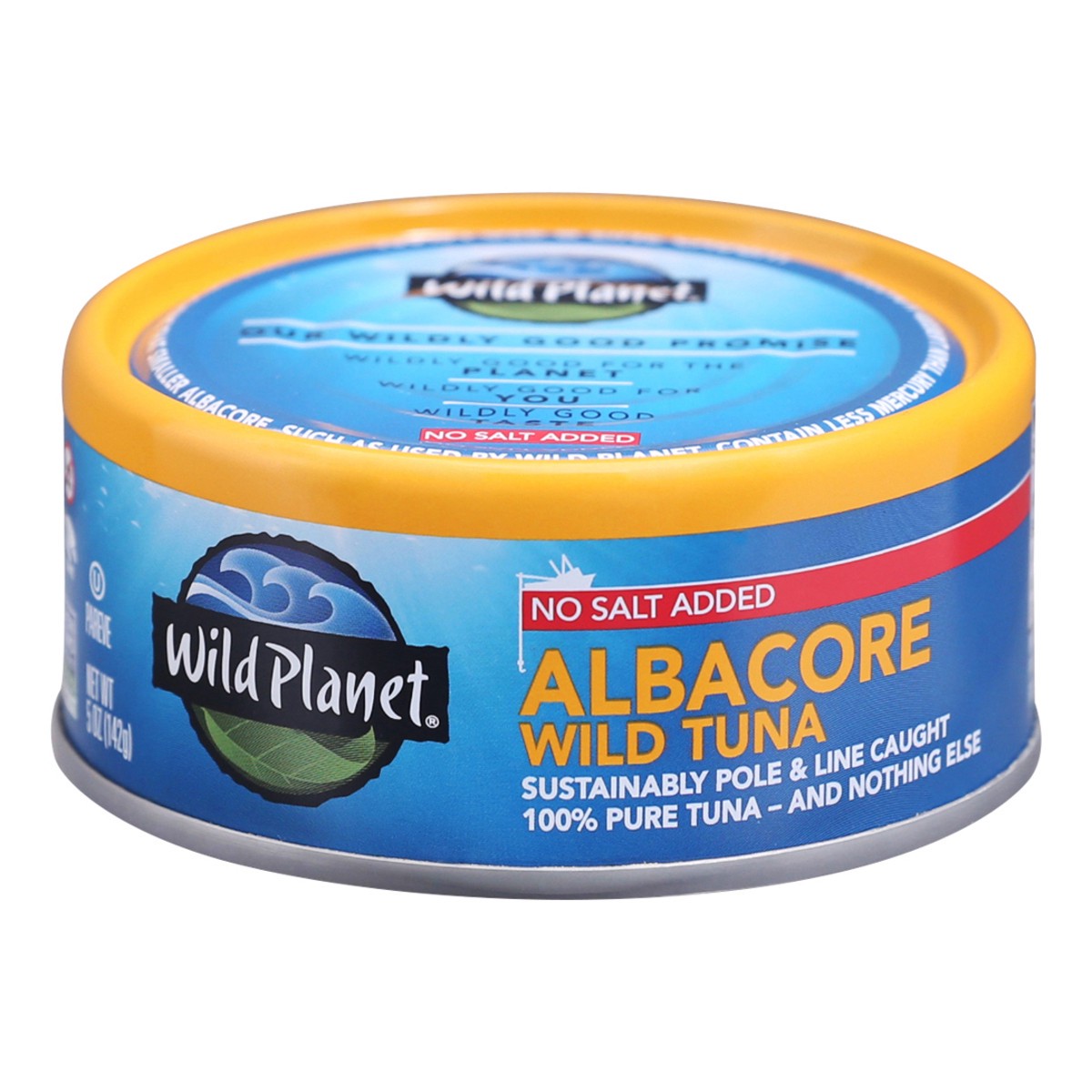 slide 1 of 13, Wild Planet Wild Albacore Tuna No Salt Added - 5oz, 5 oz