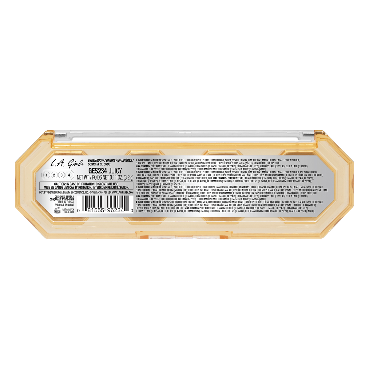 slide 4 of 5, LA Girl 4 Play Eyeshadow Juicy, 1 ct