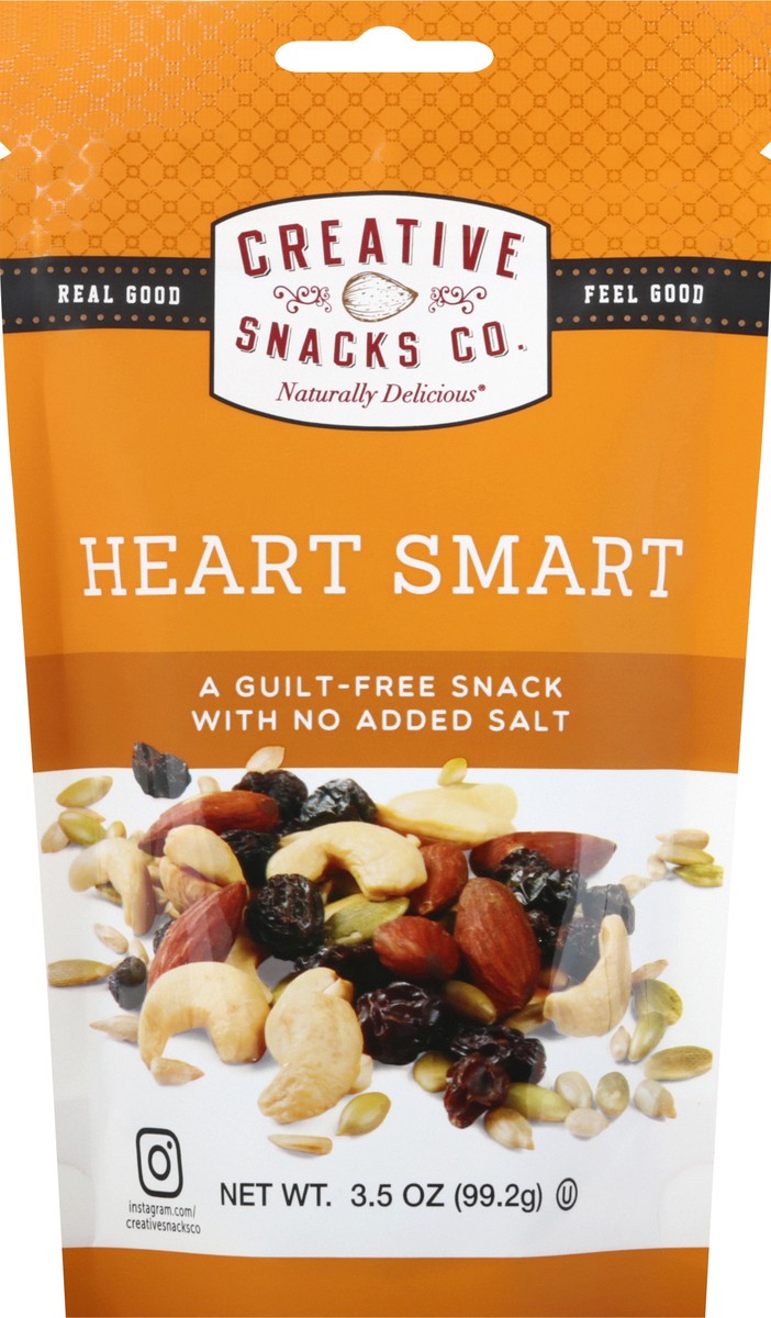 slide 4 of 10, Creative Snacks Co. Heart Smart Mix, 3.5 oz